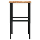 vidaXL tömör bükkfa négyszög alakú munkapad 100 x 60 x (73-99,5) cm