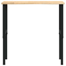 vidaXL tömör tölgyfa munkapad 100 x 60 x (71,5-98) cm