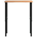 vidaXL világosbarna tömör tölgyfa munkapad 80 x 60 x (71,5-98) cm
