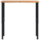 vidaXL világosbarna tömör tölgyfa munkapad 100 x 60 x (71,5-98) cm