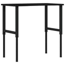 vidaXL sötétbarna tömör tölgyfa munkapad 100 x 60 x (71,5-98) cm