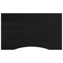 vidaXL sötétbarna tömör tölgyfa munkapad 100 x 60 x (71,5-98) cm