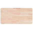 vidaXL tömör tölgyfa négyszög alakú munkapad 100 x 60 x (73-99,5) cm