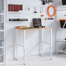 vidaXL tömör bükkfa négyszög alakú munkapad 100 x 60 x (71,5-98) cm