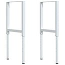 vidaXL tömör bükkfa négyszög alakú munkapad 100 x 60 x (73-99,5) cm