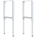 vidaXL tömör tölgyfa munkapad 80 x 60 x (71,5-98) cm