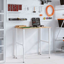 vidaXL tömör tölgyfa munkapad 100 x 60 x (71,5-98) cm