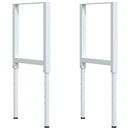 vidaXL tömör tölgyfa munkapad 100 x 60 x (71,5-98) cm