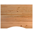 vidaXL világosbarna tömör tölgyfa munkapad 80 x 60 x (71,5-98) cm