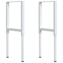 vidaXL világosbarna tömör tölgyfa munkapad 100 x 60 x (71,5-98) cm