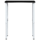 vidaXL sötétbarna tömör tölgyfa munkapad 80 x 60 x (71,5-98) cm