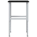 vidaXL sötétbarna tömör tölgyfa munkapad 80 x 60 x (71,5-98) cm