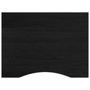 vidaXL sötétbarna tömör tölgyfa munkapad 80 x 60 x (71,5-98) cm
