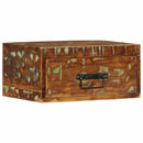 vidaXL tömör újrahasznosított falra szerelhető éjjeliszekrény