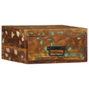 vidaXL 2 db tömör újrahasznosított falra szerelhető éjjeliszekrény