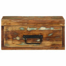 vidaXL 2 db tömör újrahasznosított falra szerelhető éjjeliszekrény