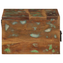 vidaXL 2 db tömör újrahasznosított falra szerelhető éjjeliszekrény