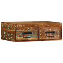 vidaXL tömör újrahasznosított falra szerelhető TV-szekrény 60x30x19 cm