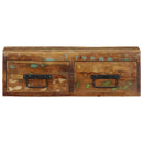 vidaXL tömör újrahasznosított falra szerelhető TV-szekrény 60x30x19 cm