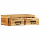 vidaXL tömör akácfa falra szerelhető TV-szekrény 60x30x19 cm