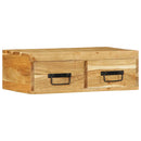 vidaXL tömör akácfa falra szerelhető TV-szekrény 60x30x19 cm