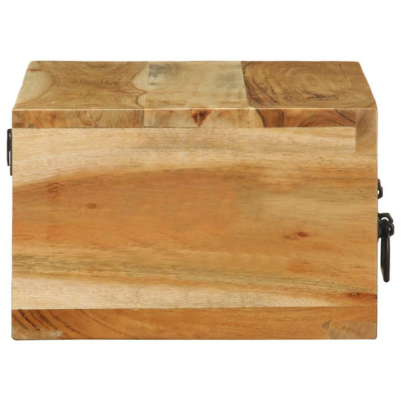 vidaXL tömör akácfa falra szerelhető TV-szekrény 60x30x19 cm