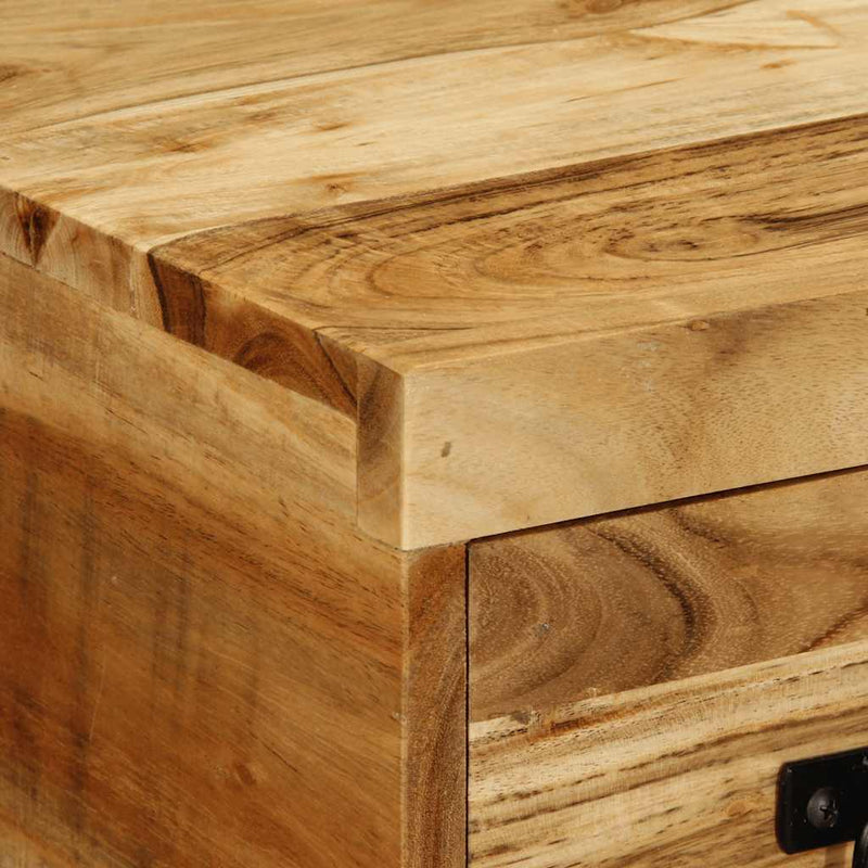 vidaXL tömör akácfa falra szerelhető TV-szekrény 60x30x19 cm