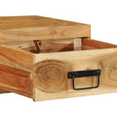 vidaXL tömör akácfa falra szerelhető TV-szekrény 80x30x19 cm