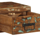 vidaXL tömör újrahasznosított falra szerelhető TV-szekrény 100x30x19cm