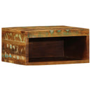 vidaXL 2 db tömör újrahasznosított falra szerelhető TV-szekrény