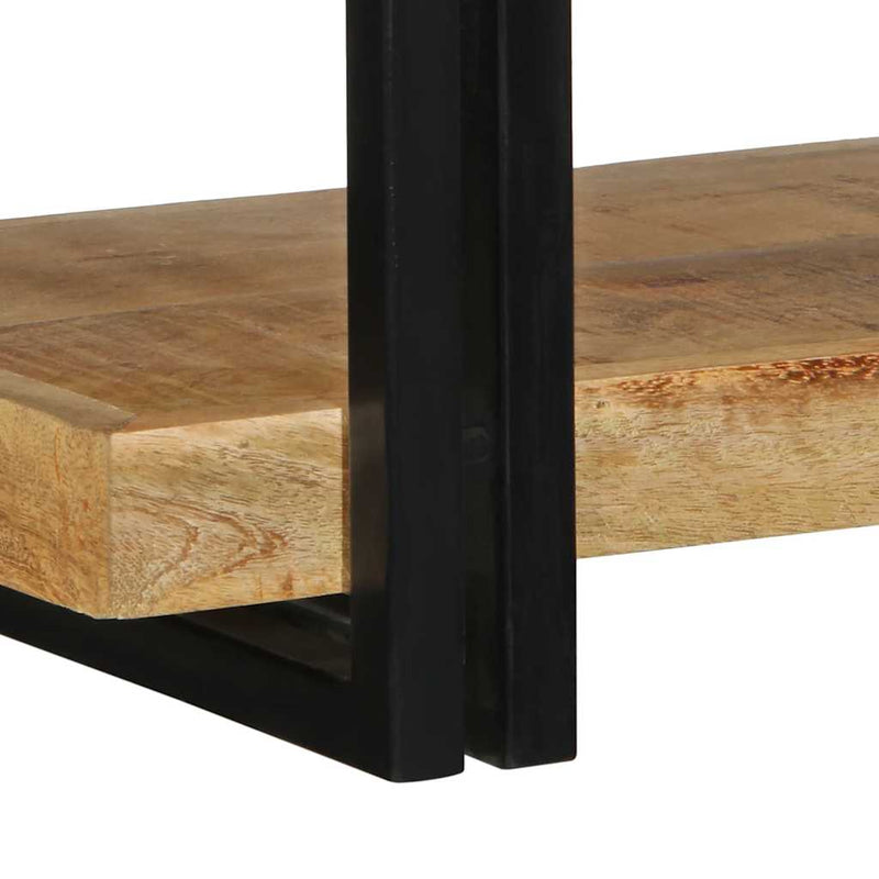 vidaXL fali polc 70x33x35 cm tömör nyersfa Mango