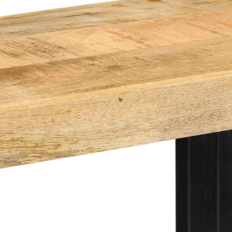 vidaXL fali polc 70x33x35 cm tömör nyersfa Mango