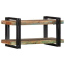 vidaXL fali polc többszínű tömörfa, újrahasznosított fa