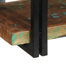 vidaXL fali polc többszínű tömörfa, újrahasznosított fa