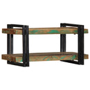 vidaXL fali polc többszínű tömörfa, újrahasznosított fa