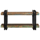 vidaXL fali polc többszínű tömörfa, újrahasznosított fa