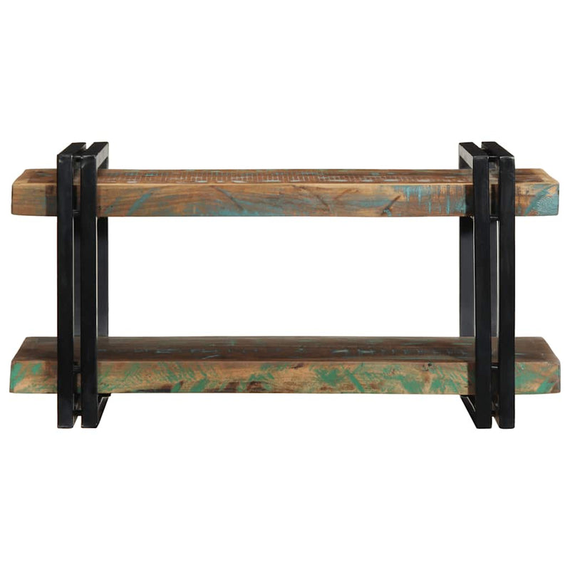 vidaXL fali polc többszínű tömörfa, újrahasznosított fa