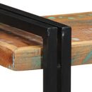 vidaXL fali polc többszínű tömörfa, újrahasznosított fa