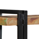 vidaXL fali polc többszínű tömörfa, újrahasznosított fa