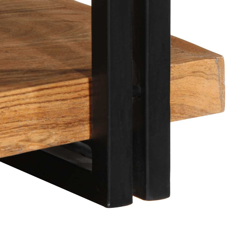 vidaXL fali polc 70x33x35 cm tömör fa akácfa