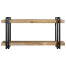 vidaXL fali polc 90x33x45 cm tömör nyersfa Mango