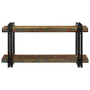 vidaXL fali polc többszínű tömörfa, újrahasznosított fa