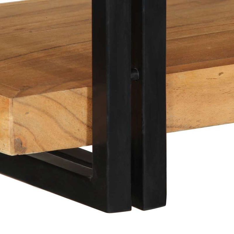 vidaXL fali polc 90x33x45 cm tömör fa akácfa