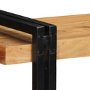 vidaXL fali polc 90x33x45 cm tömör fa akácfa