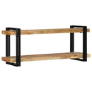 vidaXL fali polc 110x33x45 cm tömör nyersfa Mango