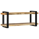 vidaXL fali polc 110x33x45 cm tömör nyersfa Mango
