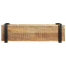 vidaXL fali polc 110x33x45 cm tömör nyersfa Mango