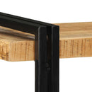vidaXL fali polc 110x33x45 cm tömör nyersfa Mango