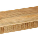 vidaXL fali polc 110x33x45 cm tömör nyersfa Mango