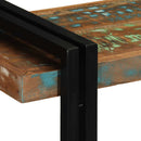 vidaXL fali polc többszínű tömörfa, újrahasznosított fa